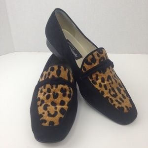 Pappagallo leopard Loafers Size 7